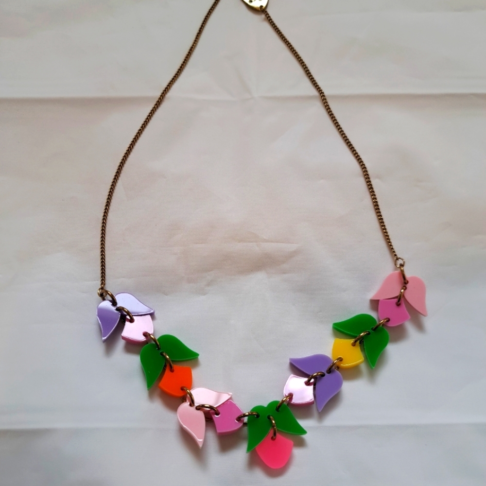 Colorful Tulip Necklace